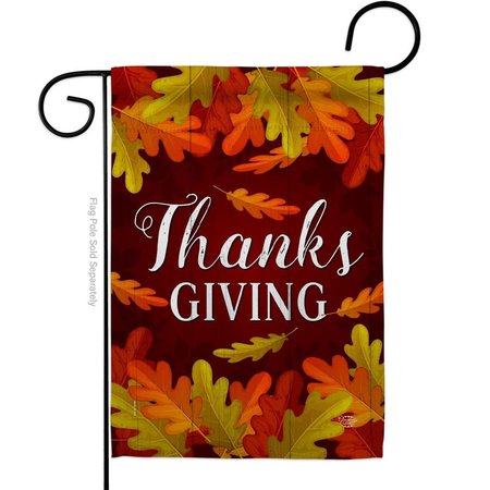ORNAMENT COLLECTION Ornament Collection G192356-BO 13 x 18.5 in. Thanksgiving Garden Flag with Fall Double-Sided Decorative Vertical Flags House Decoration Banner Yard Gift G192356-BO